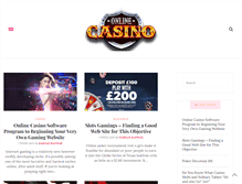 Tablet Screenshot of pounds-online-casino.com